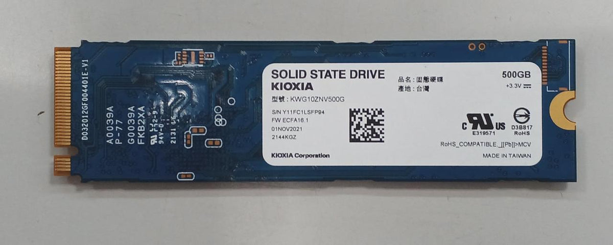 KIOXIA M.2 SSD KWG10ZNV500G