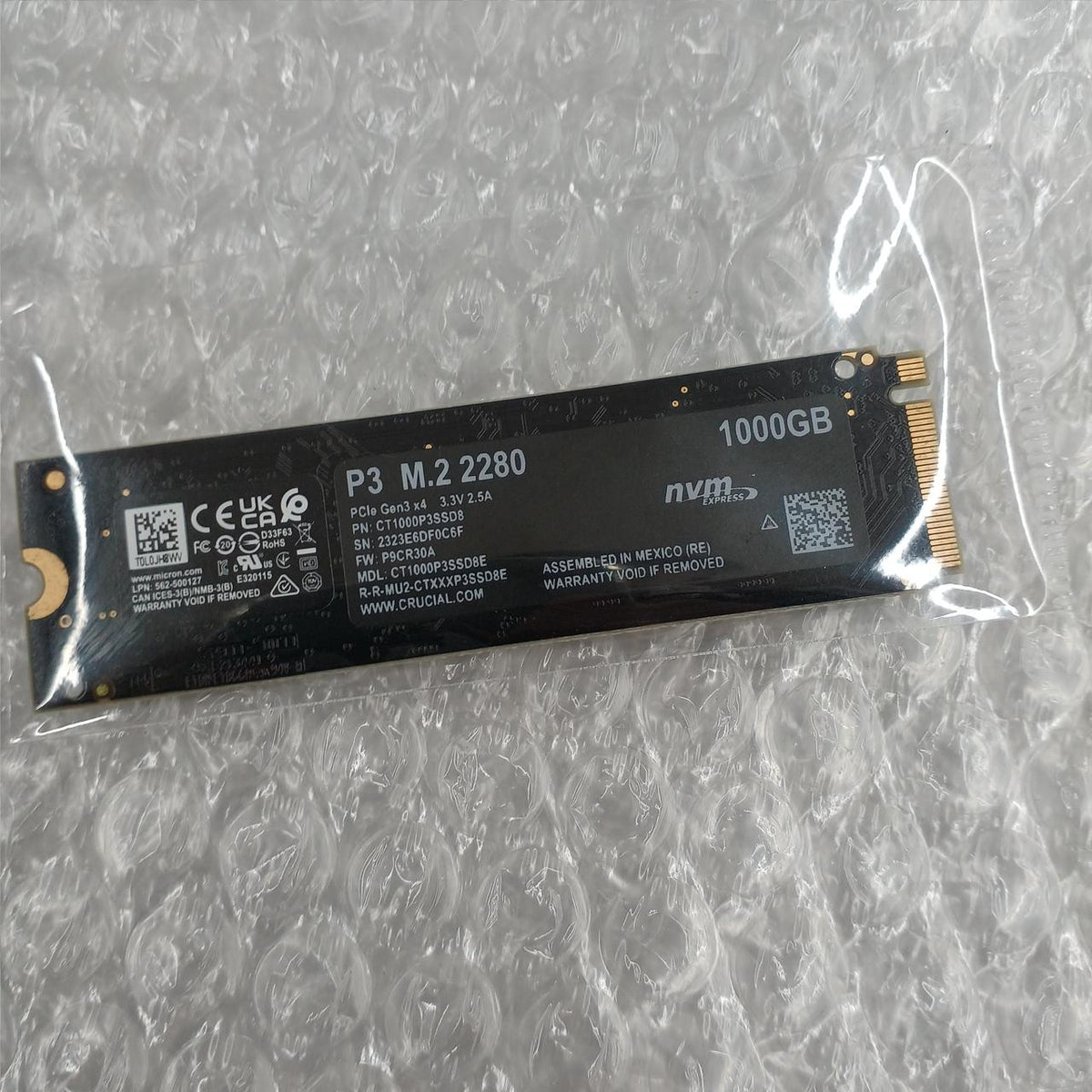 Crucial Internal SSD CT1000P3SSD8