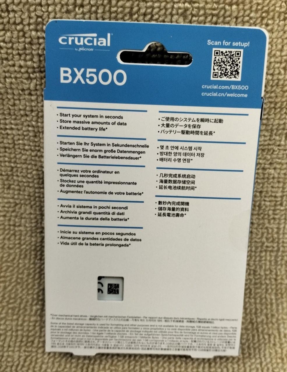CRUCIAL SSD CT2000BX500SSD1