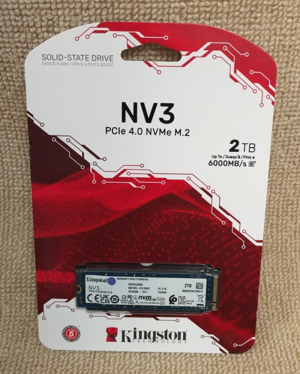 KINGSTON TECHNOLOGY SSD SNV3S/2000G