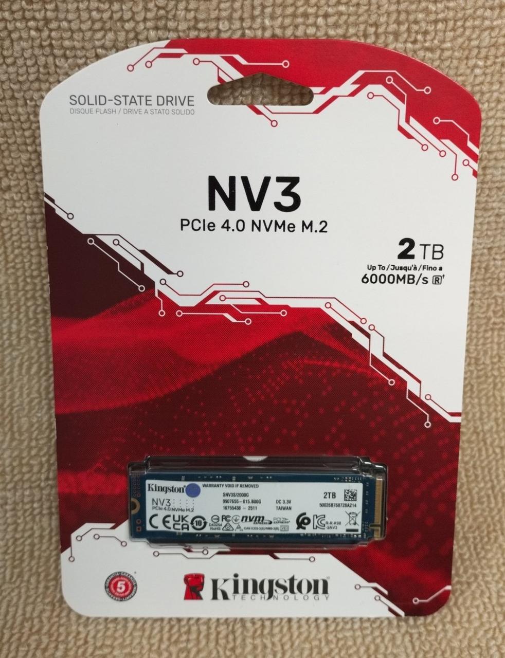 KINGSTON TECHNOLOGY SSD SNV3S/2000G