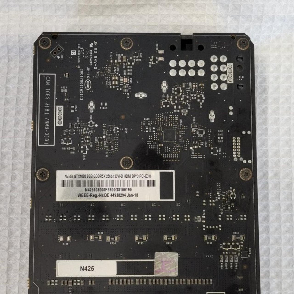 MANLI NVIDIA PCI-EXPRESS M-NGTX1080/5RGHDPPP-BL