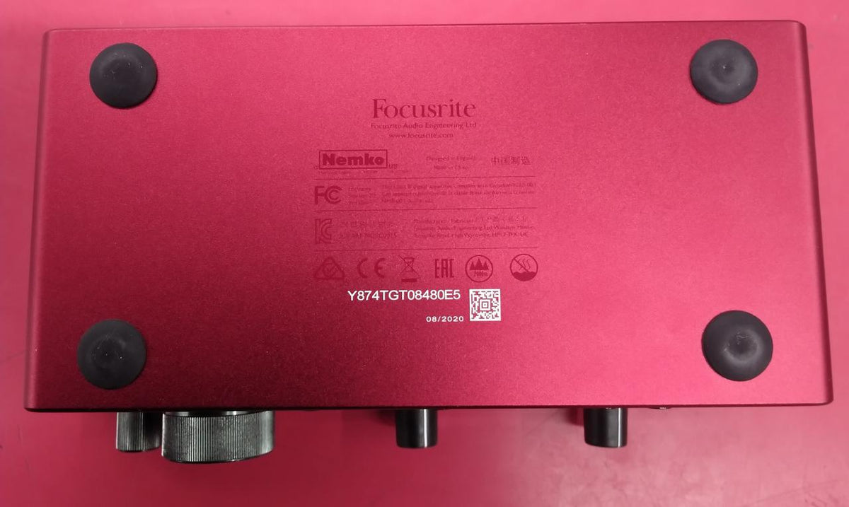 FOCUSRITE Audio Interface: SCARLETT2I2 GEN3