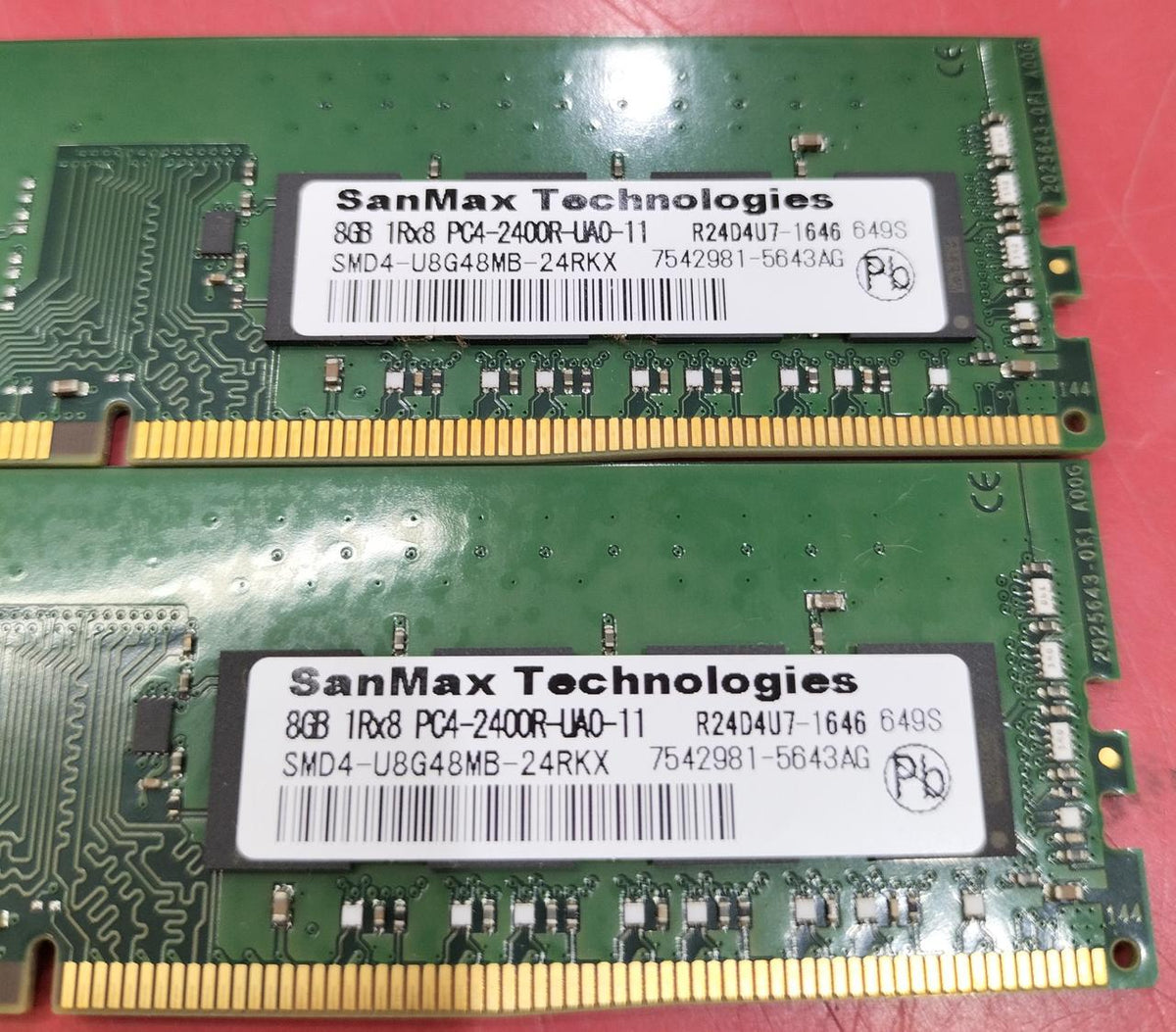 SANMAX Set of 2 PC Memory Sticks SMD4-U8G48MB-24RKX