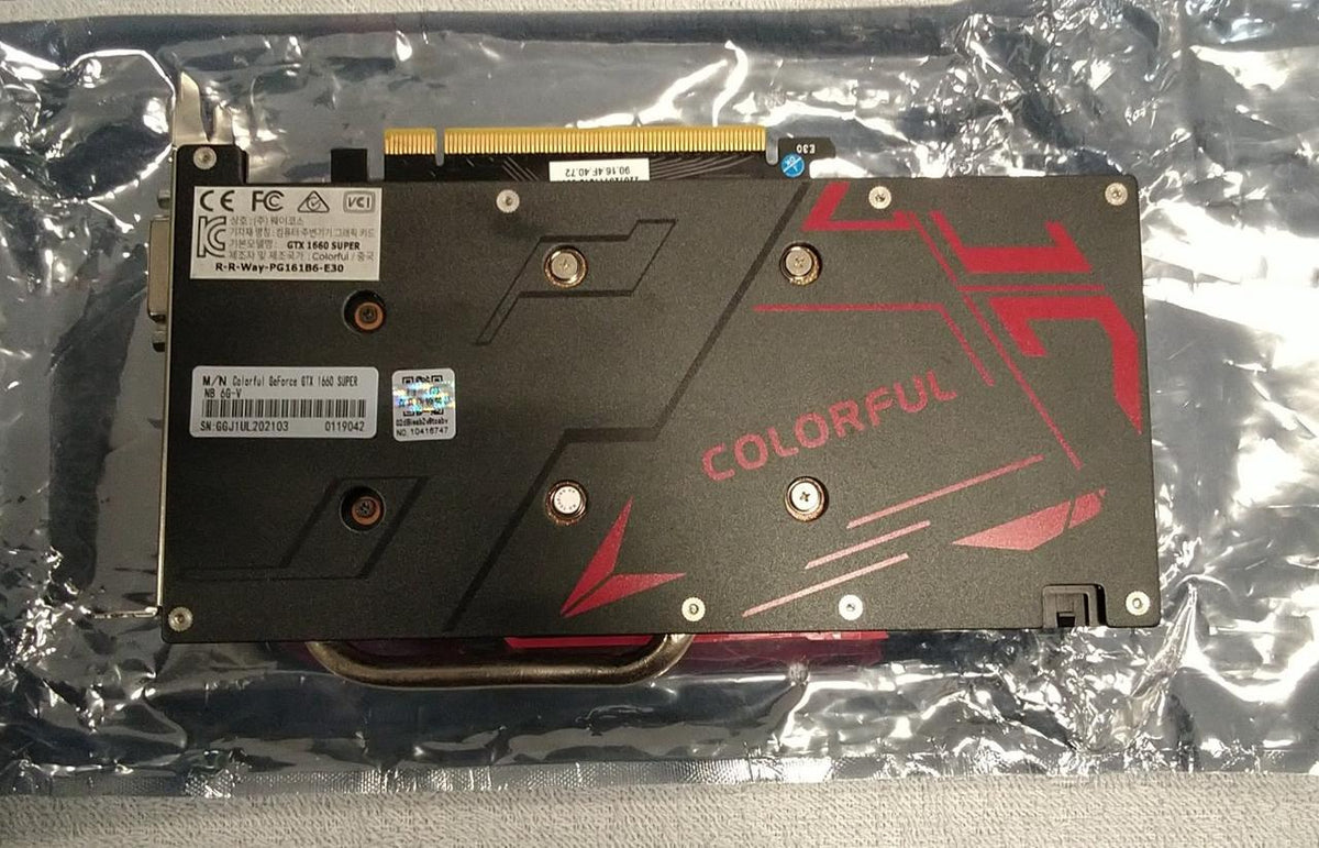 COLORFUL Graphics Board: GTX 1660 SUPER NB 6G-V