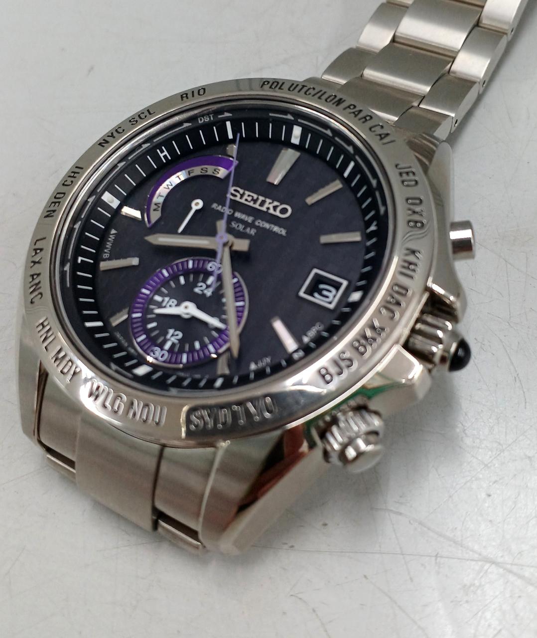 SEIKO BRIGHTZ Solar Radio 8B54-0AL0