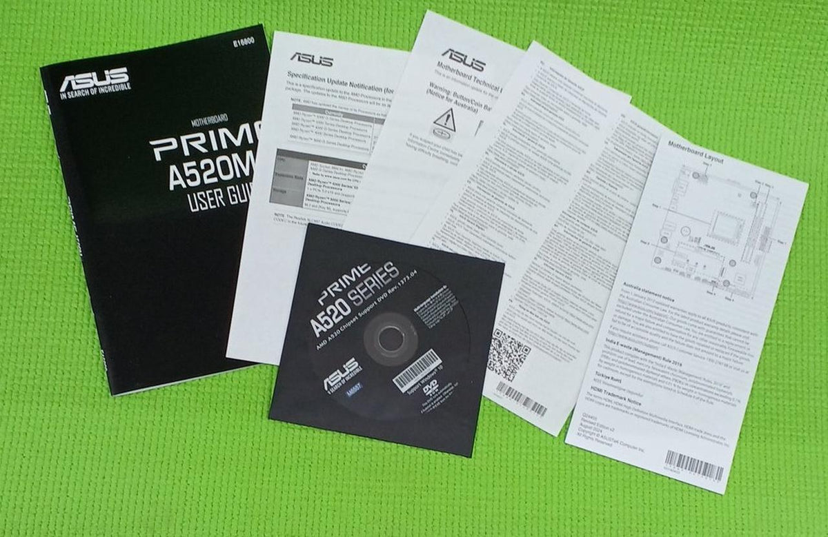 ASUS Motherboard PRIME A520M-K - Banzai Thrifting | BanzaiHobby