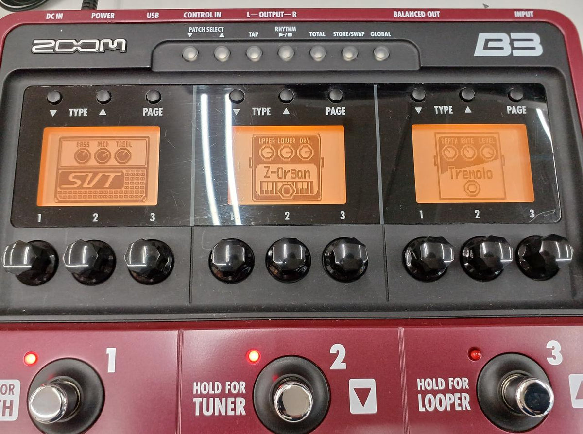 ZOOM Multi-Effects Pedal B3