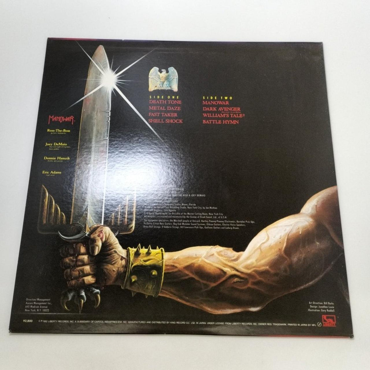 KING RECORD LP Record / K28P270 Manowar / Requiem for Hell
