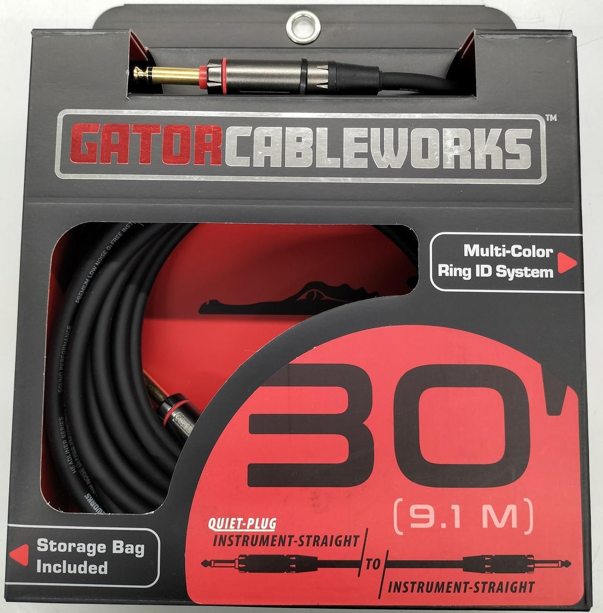 GATOR CABLEWORKS Instrument Shielded Cable GCWH-INS-30QT - Banzai Thrifting | BanzaiHobby