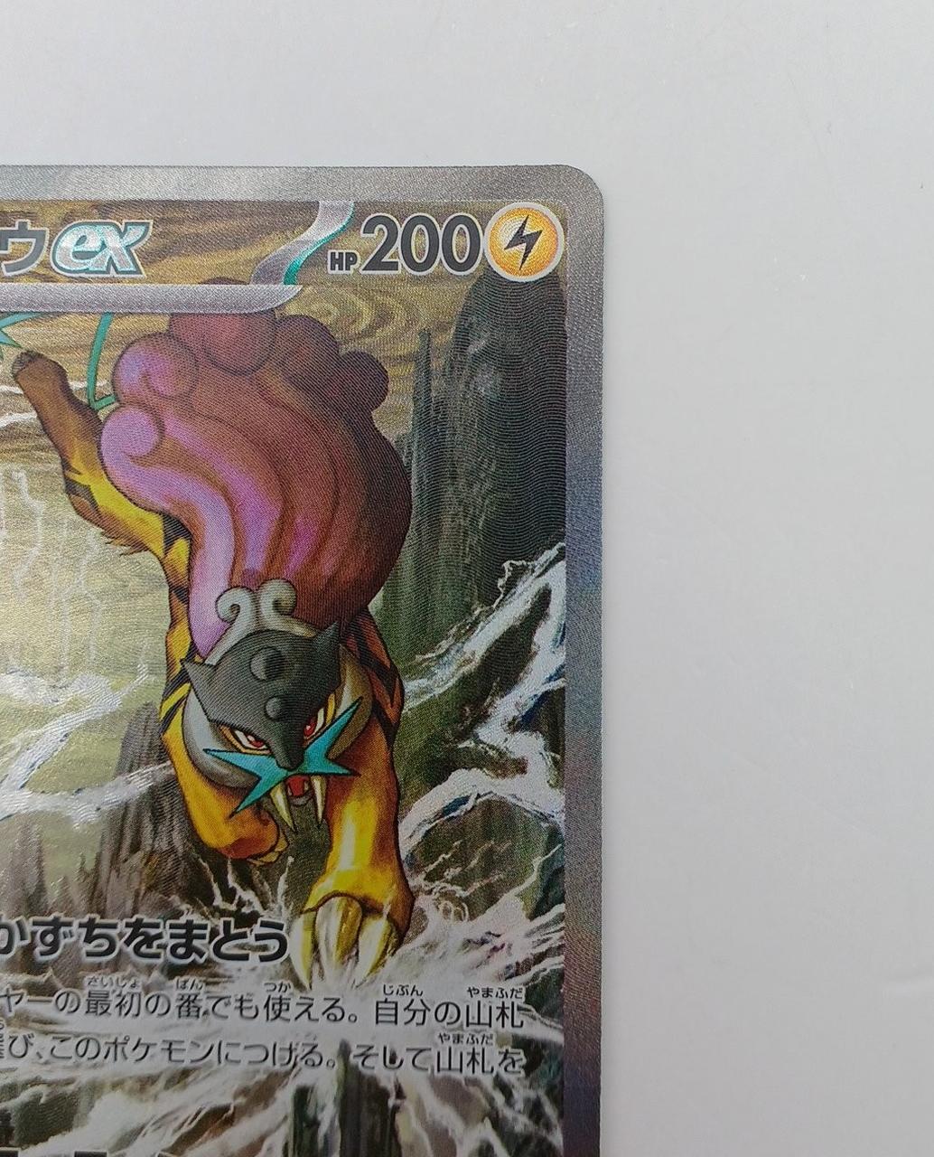 Pokémon Raikou EX SAR 108/076