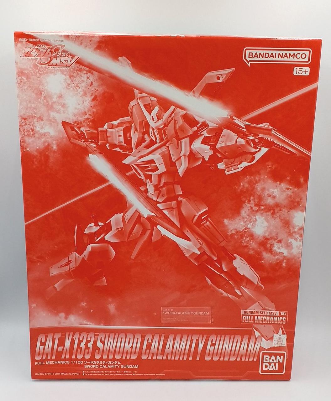 BANDAI Mobile Suit Gundam SEED MSV Full Mechanics 1/100 Sword Calamity Gundam