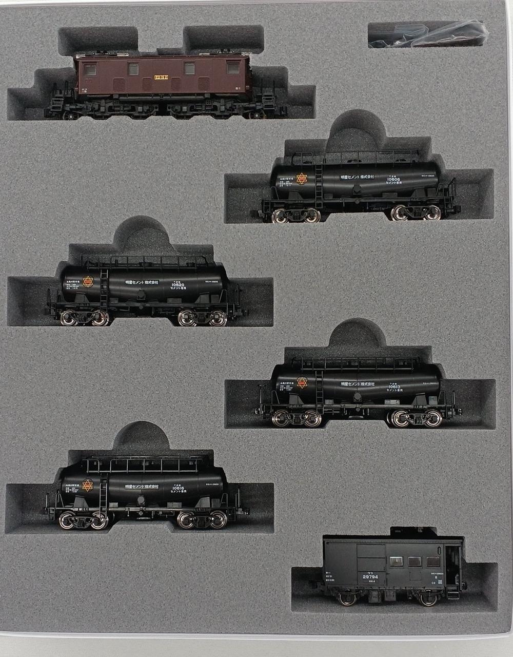 KATO N gauge 10-1184ED19 + Taki 10600 Cement Transport Train Myojo - Banzai Thrifting | BanzaiHobby