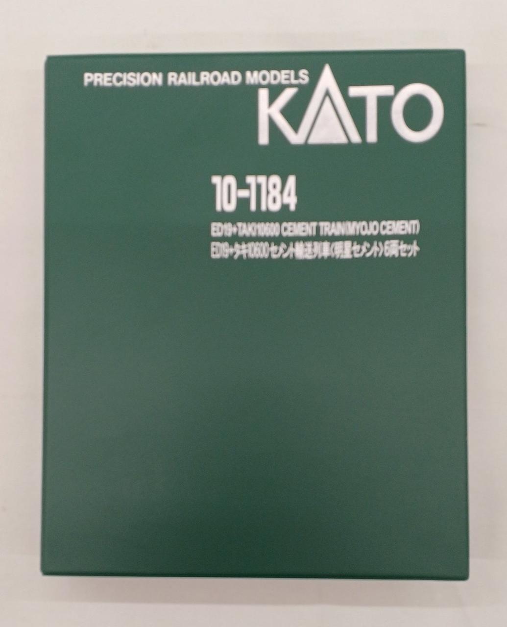 KATO N gauge 10-1184ED19 + Taki 10600 Cement Transport Train Myojo - Banzai Thrifting | BanzaiHobby