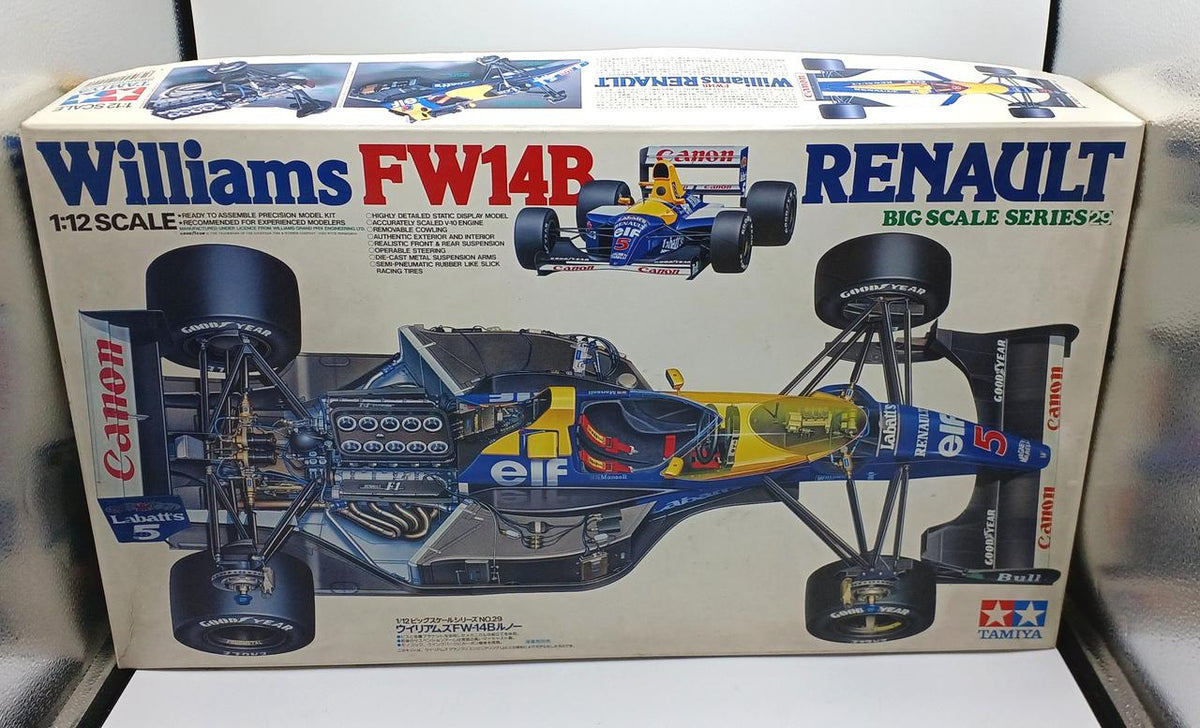 TAMIYA Unassembled Plastic Model 1/12 Williams FW14B 1/12 Williams FW14B Renault