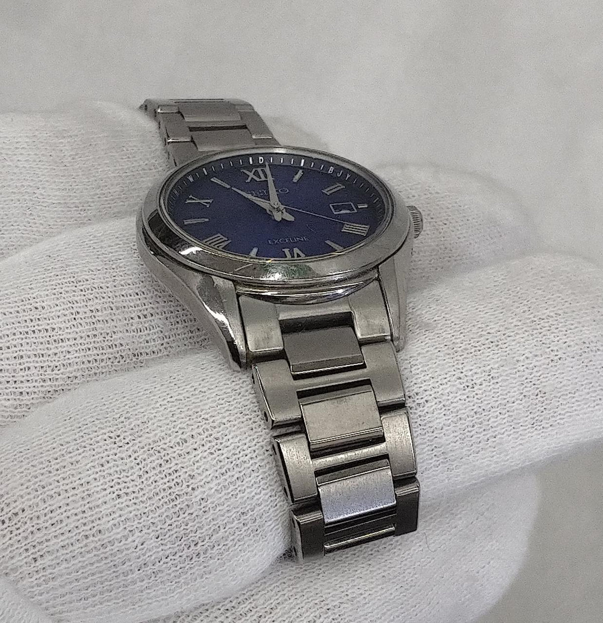 SEIKO Solar Radio-Controlled Wristwatch 1B32-0AC0