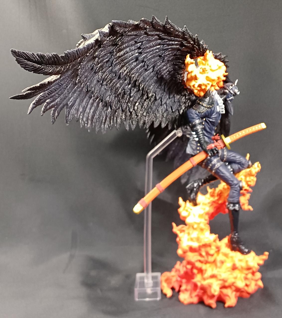 BANDAI Prize A Figure King - Soul Hero Statue - Ichiban Kuji One Piece EX Warriors Standing Side by Side with the Dragon