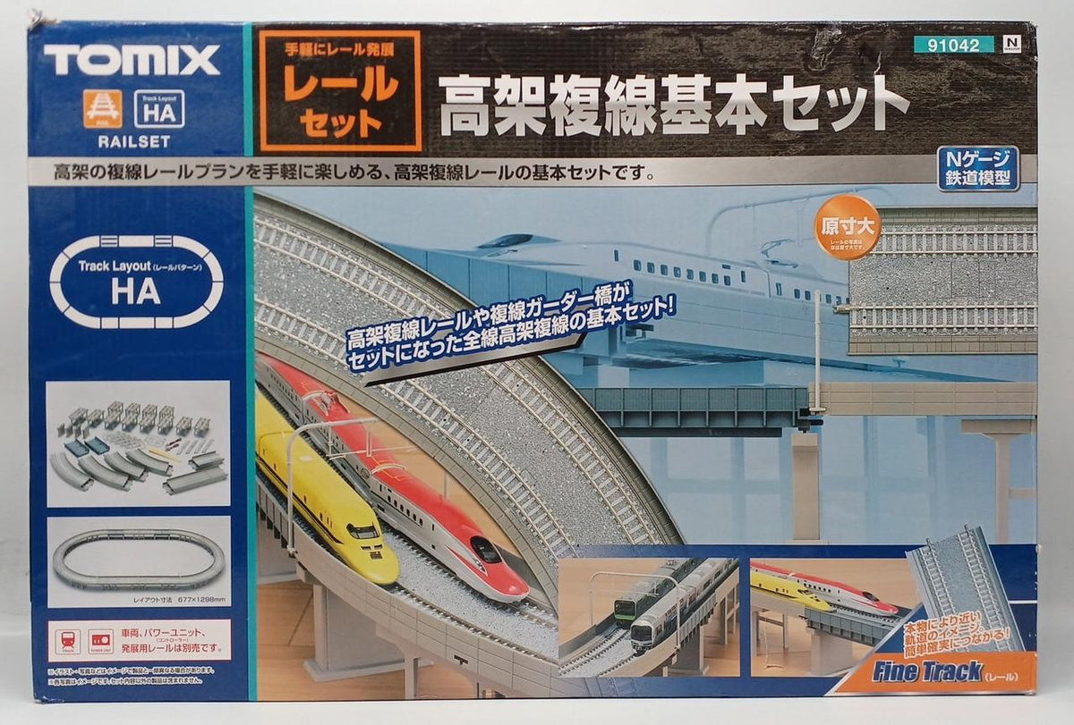 TOMIX Elevated Double Track Basic Set Rail Set [91042]
