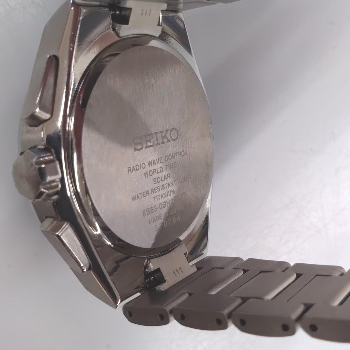 SEIKO Solar radio-controlled clock SBXY067