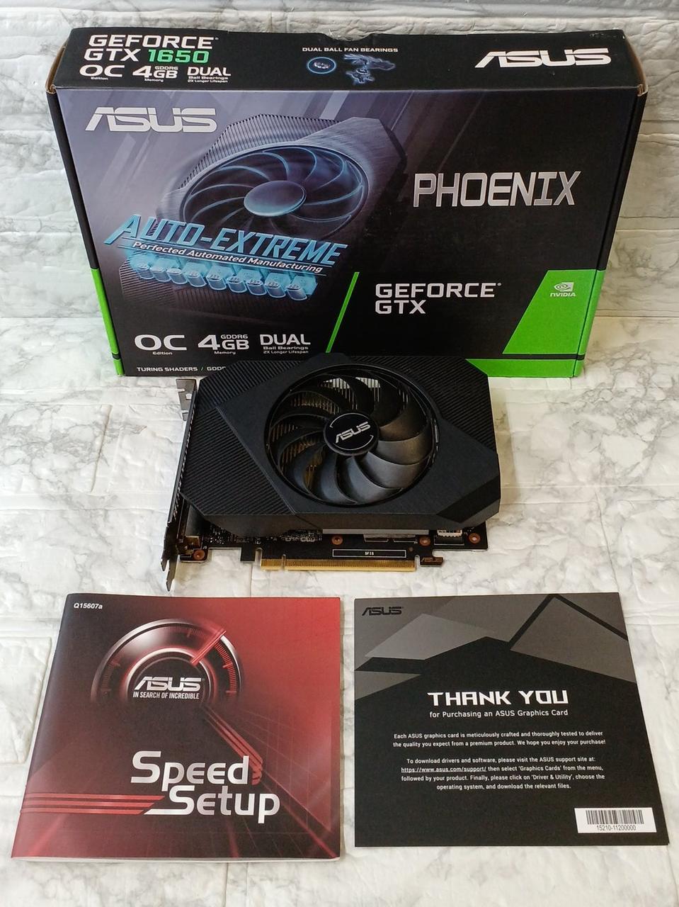 ASUS Graphics Card PH-GTX1650-O4GD6-P