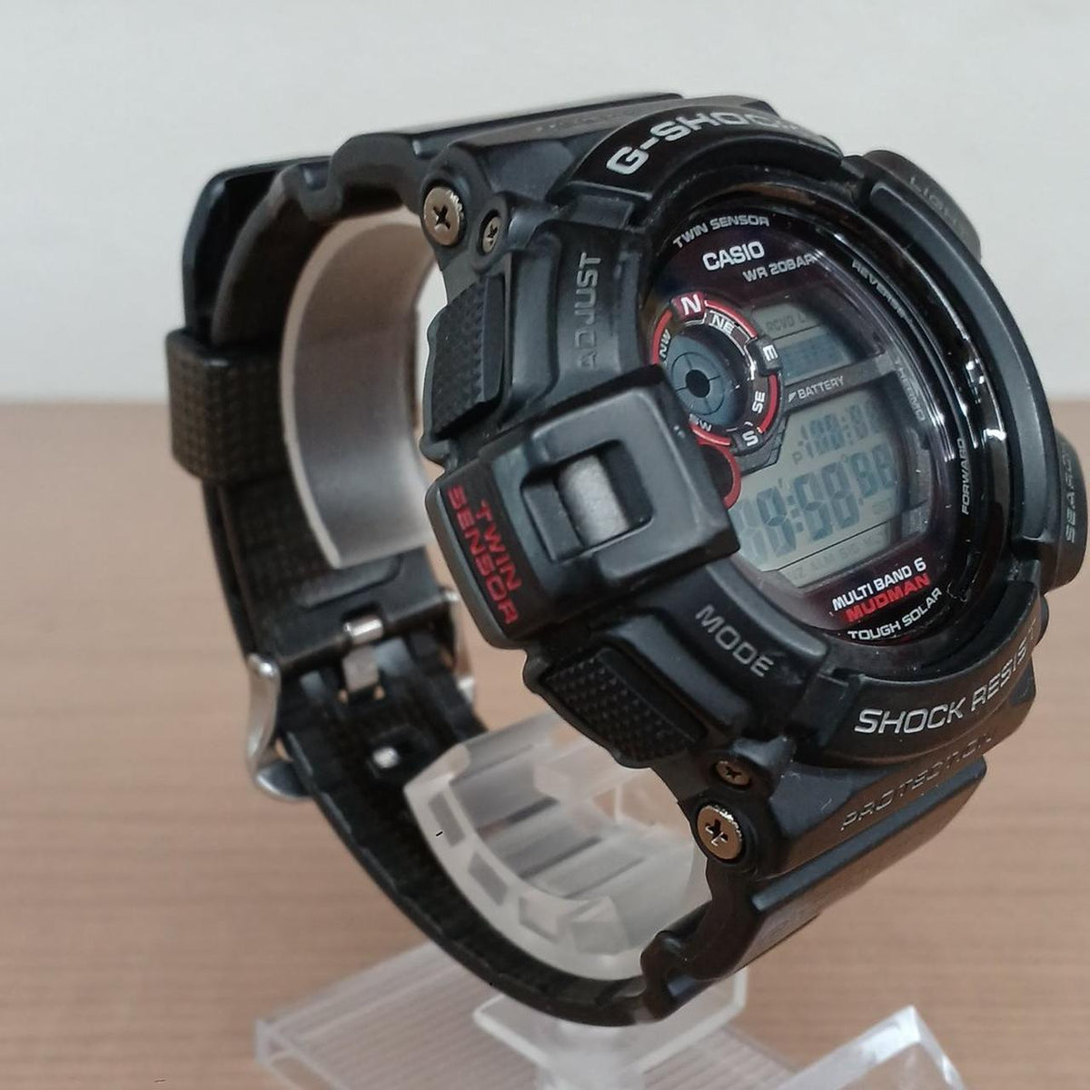 CASIO G-SHOCK GW-9300 MUDMAN Black Solar Condition B