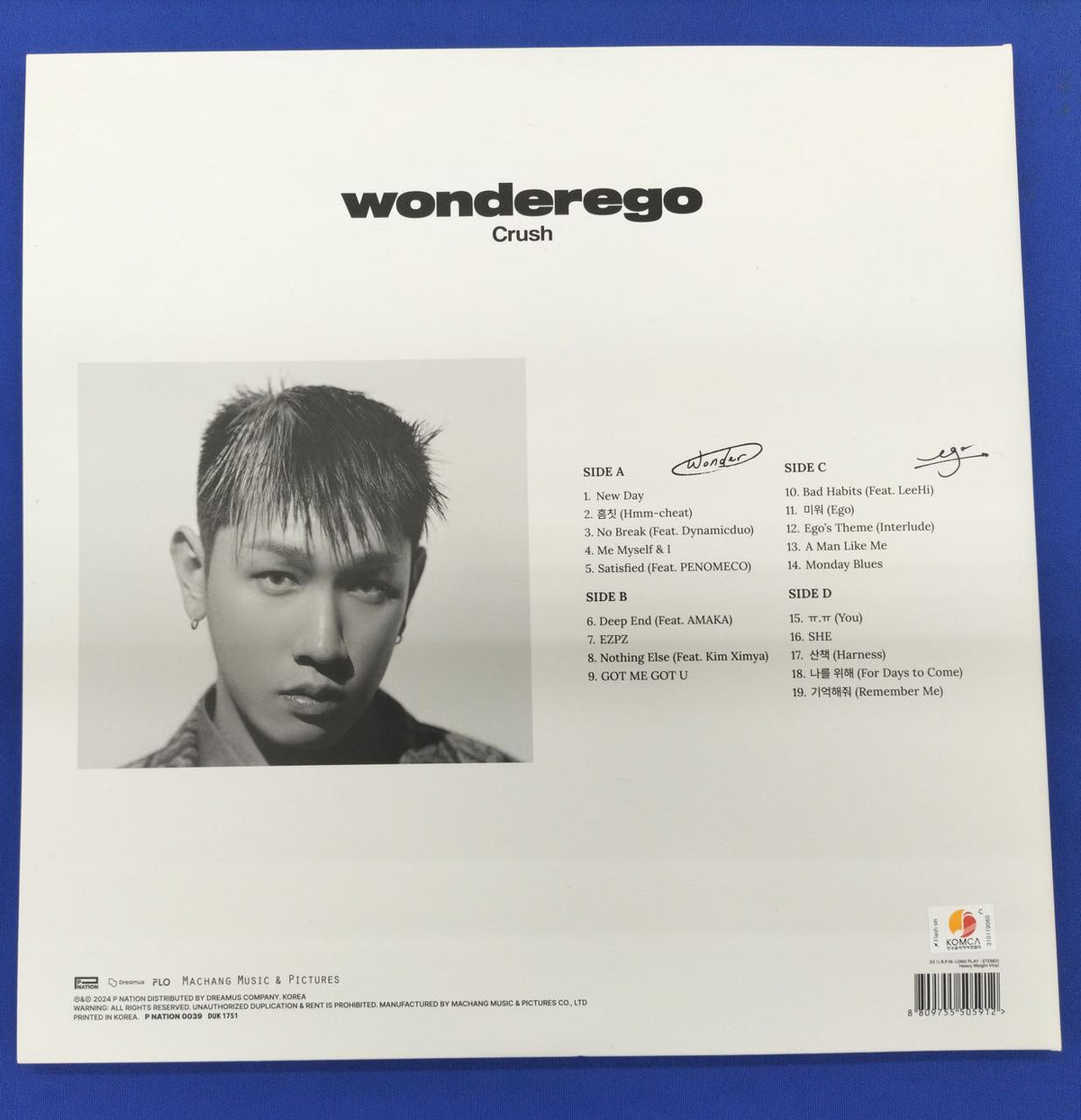 - LP Record CRUSH / WONDEREGO