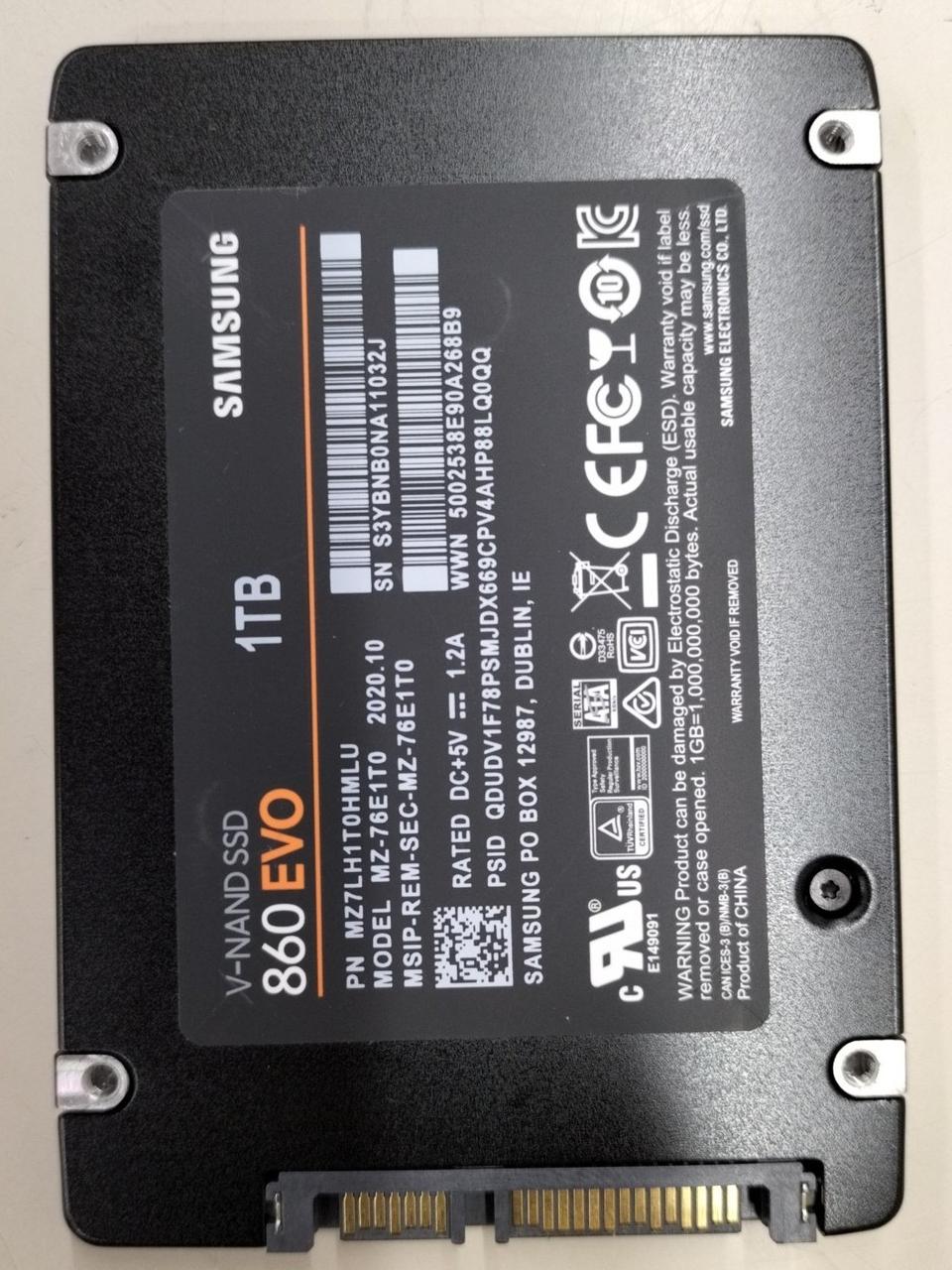 SAMSUNG SATA SSD/1TB SAMSUNG SSD 860 EVO - Banzai Thrifting | BanzaiHobby