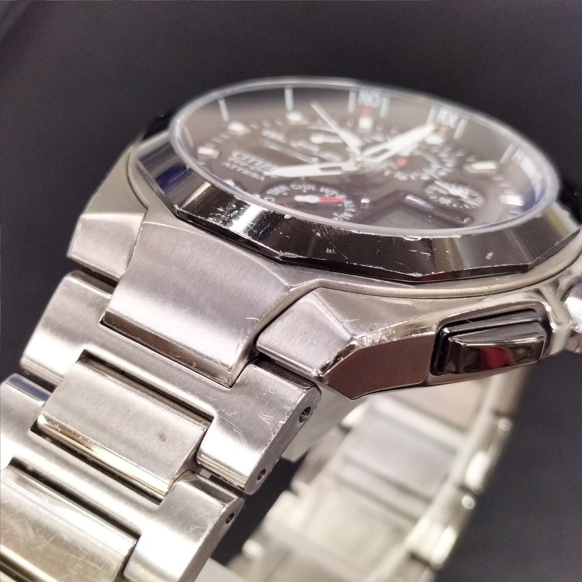 CITIZEN ECODRIVE Radio-Controlled Wristwatch U600-T011497 - Banzai Thrifting | BanzaiHobby