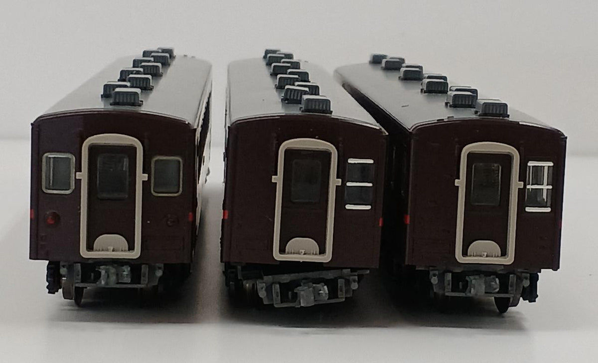 TOMIX Moka Railway 50 Series Passenger Car (Red Ribbon) Set with C11 Steam Locomotive (No. 325) - Banzai Thrifting | BanzaiHobby