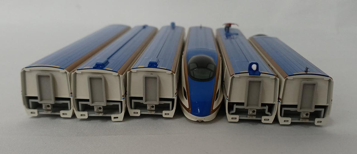 KATO N Gauge E7 Series Hokuriku Shinkansen Basic and Expansion Sets A and B 12-Car Set - Banzai Thrifting | BanzaiHobby