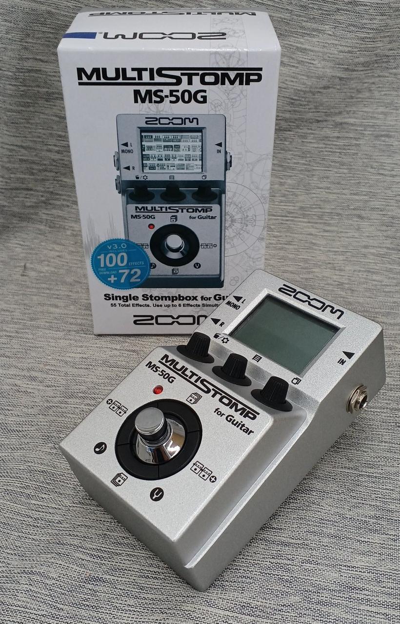 ZOOM Multi-Effects Pedal MS-50G - Banzai Thrifting | BanzaiHobby