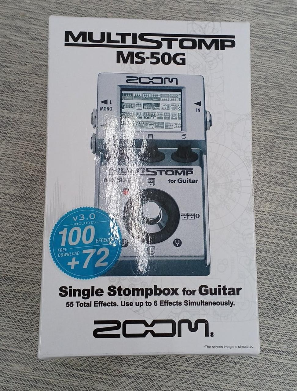 ZOOM Multi-Effects Pedal MS-50G - Banzai Thrifting | BanzaiHobby
