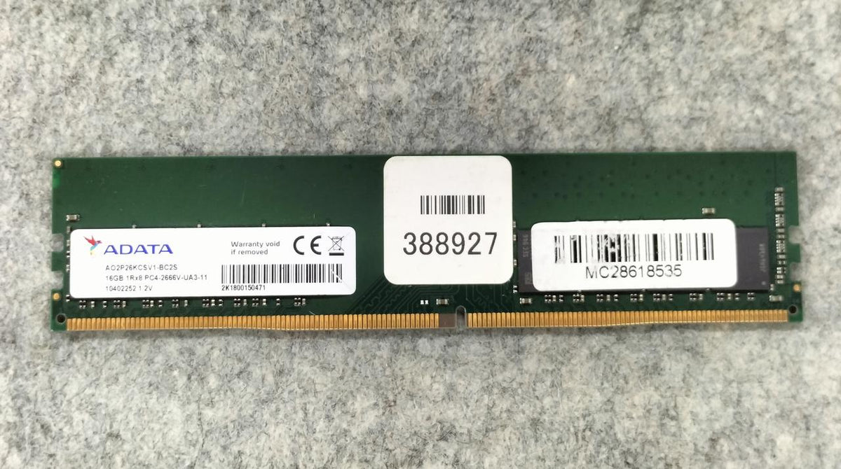 ADATA PC4-21300 16GB 1 chip DDR4 AO2P26KCSV1-BC2S - Banzai Thrifting | BanzaiHobby