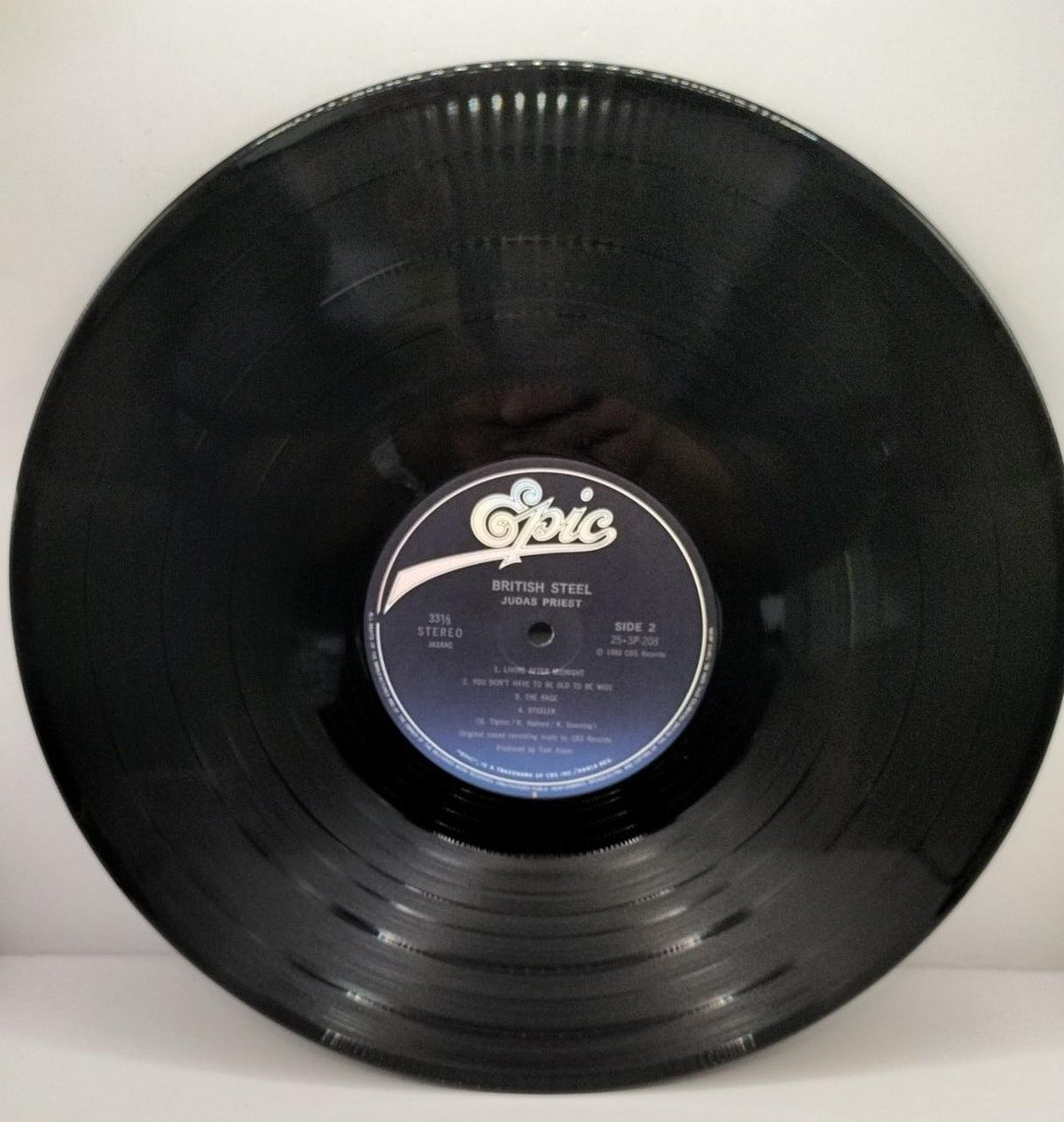 EPIC SONY Judas Priest British Steel 25 3P 208 - Banzai Thrifting | BanzaiHobby