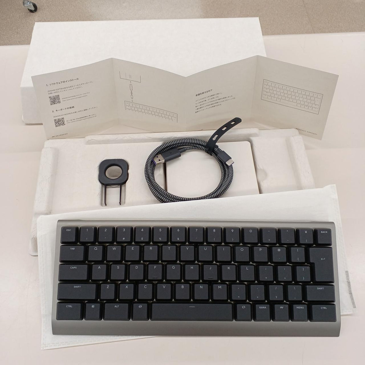 ZENAIM Gaming Keyboard KB008-DGBK - Banzai Thrifting | BanzaiHobby