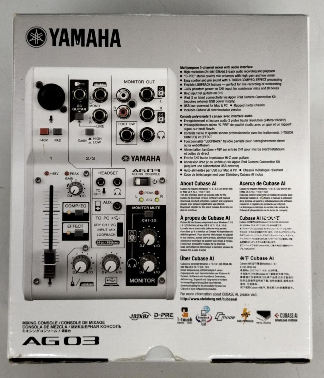 YAMAHA Mixer AG03 - Banzai Thrifting | BanzaiHobby