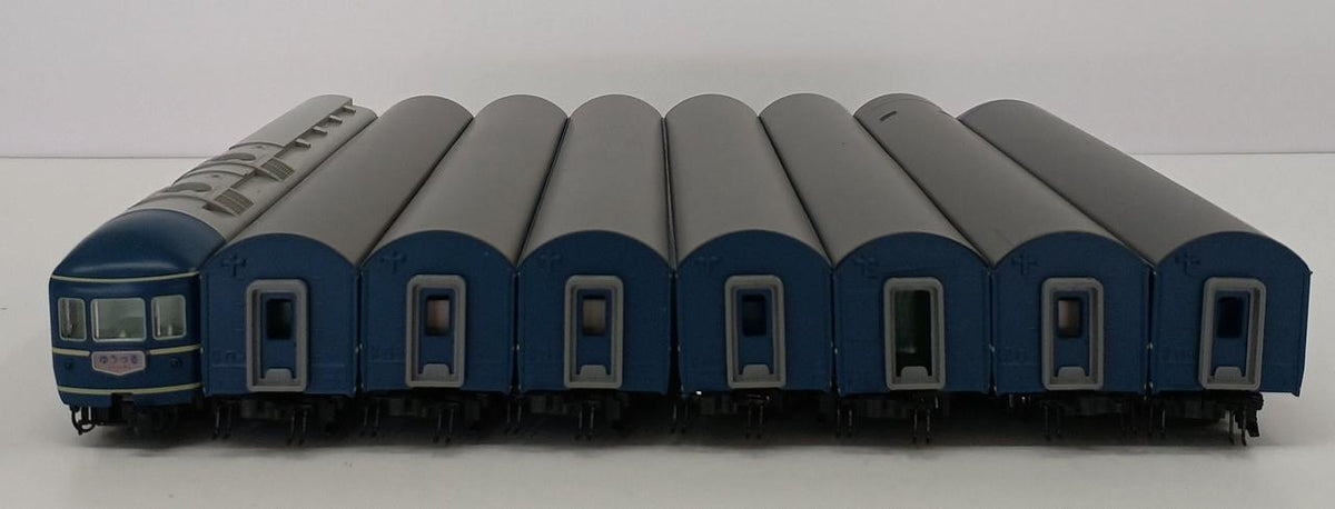KATO 20 Series Sleeper Limited Express 'Yuzuru Hakutsuru' 8-Car Basic Set - Banzai Thrifting | BanzaiHobby