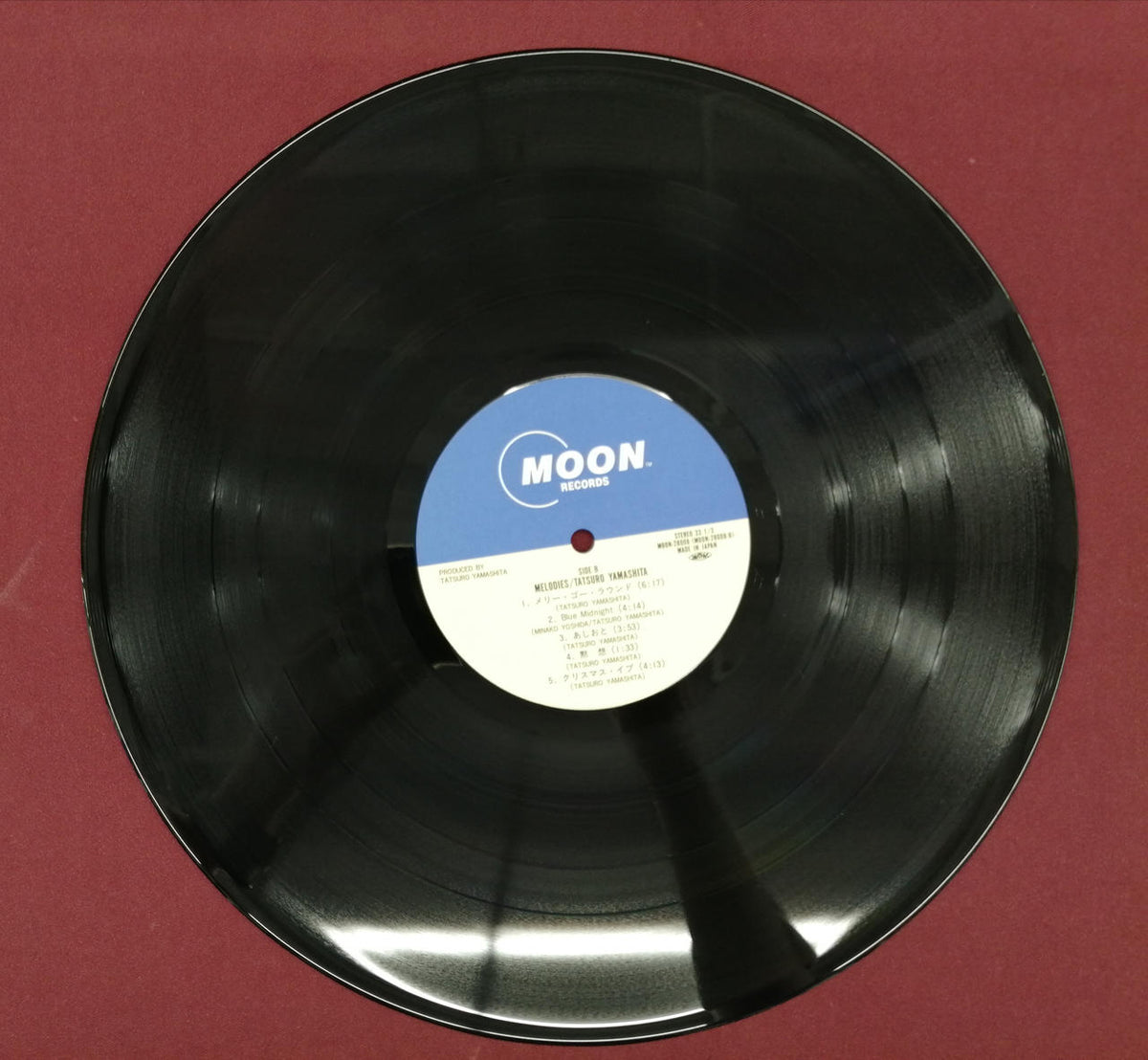 MOON LP Japanese Music Tatsuro Yamashita Melodies