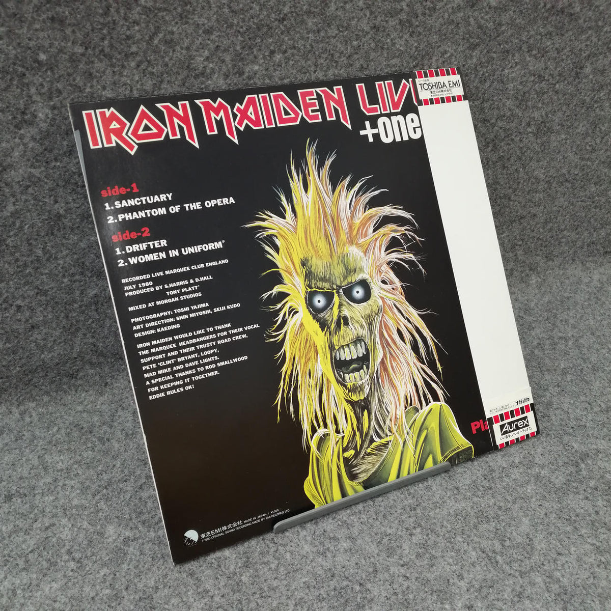 TOSHIBA EMI Iron Maiden "Iron Maiden Live!!" EMS-41001
