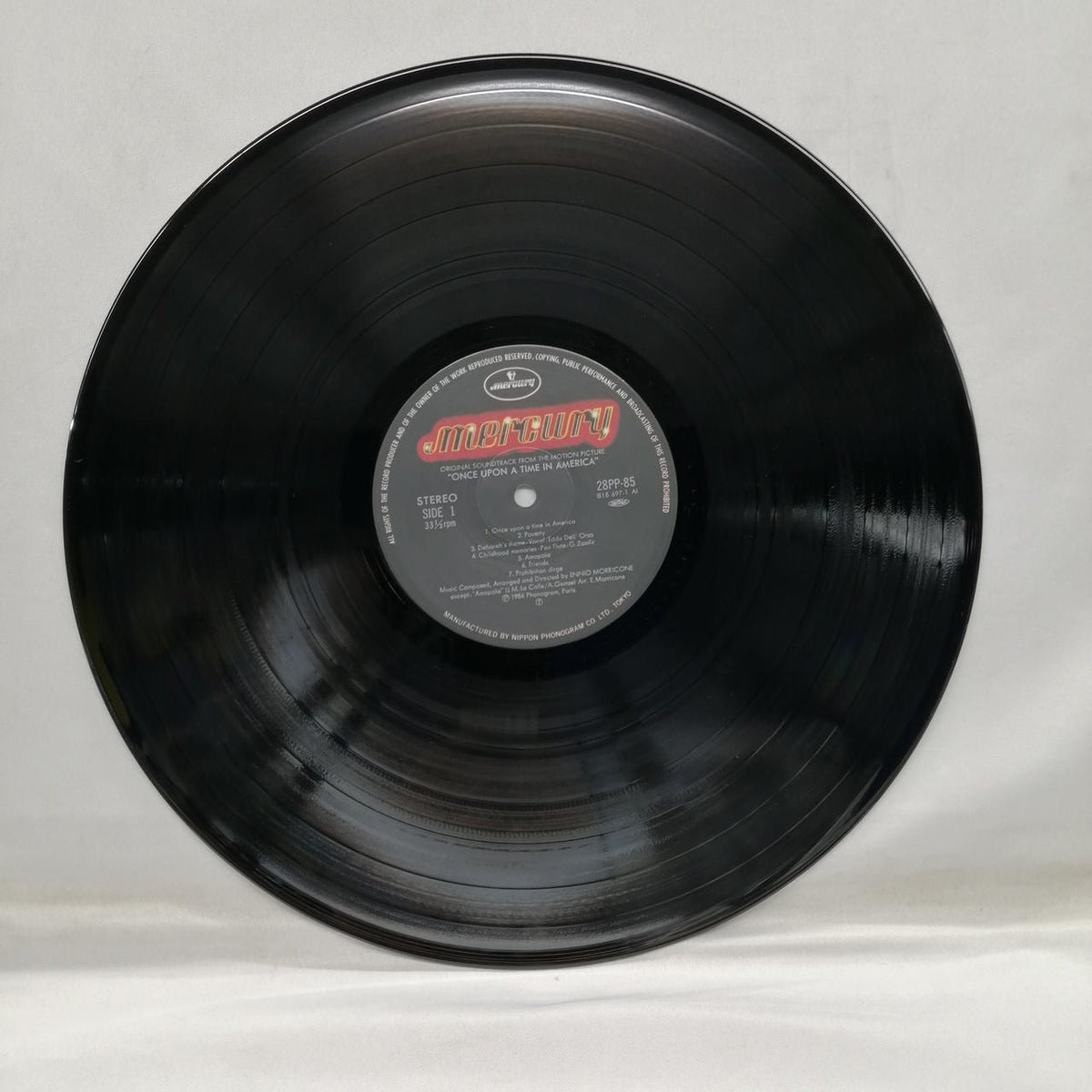 Mercury Records Record: ONCE UPON A TIME IN AMERICA