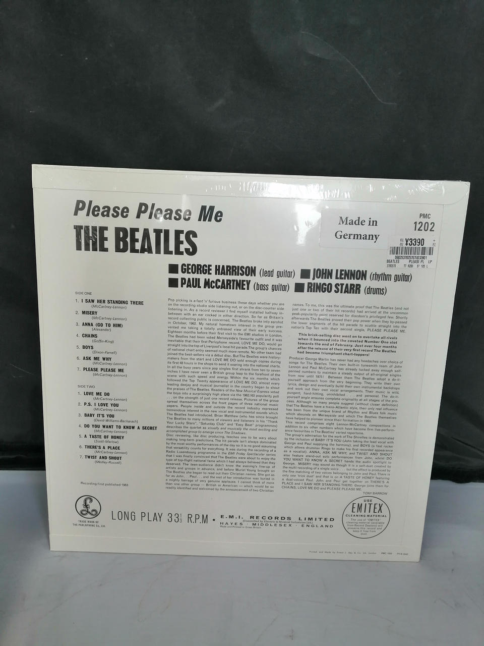 PARLOPHONE Record PMC1202