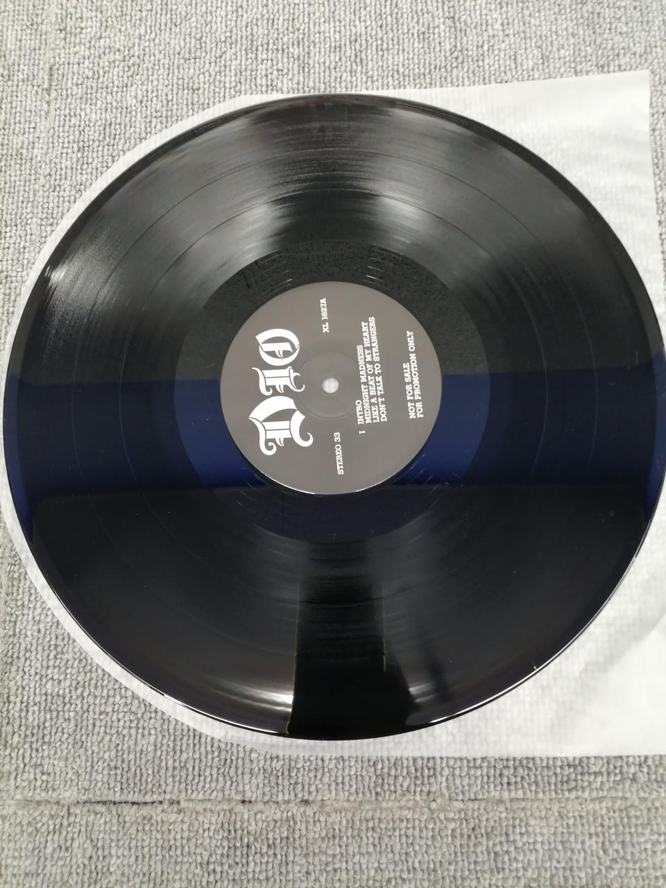 unclear Vinyl Record DIO/"SACRED HEART" WORLD TOUR
