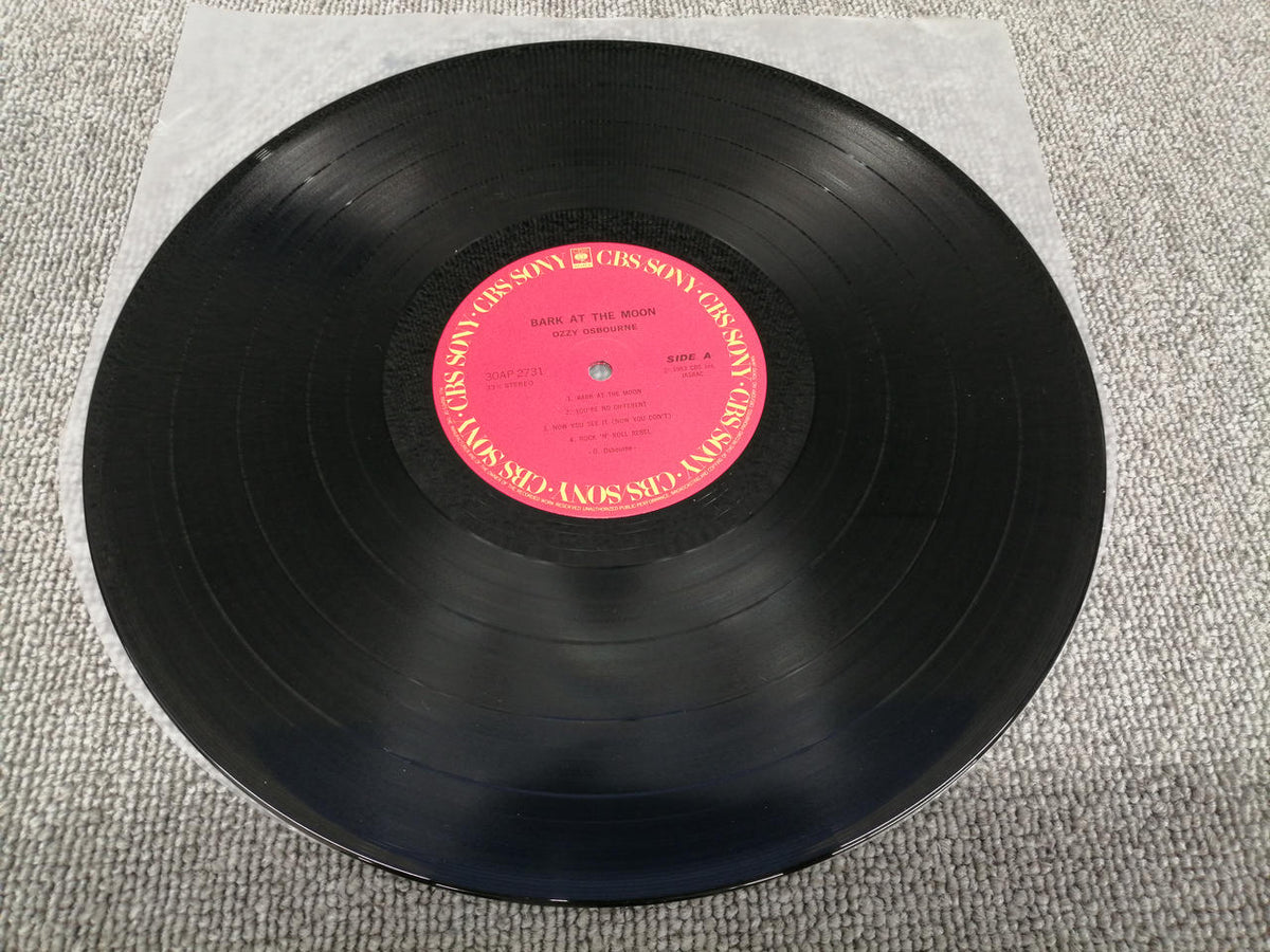 SONY Analog Record OZZY OSBOURNE /BARK AT THE MOO