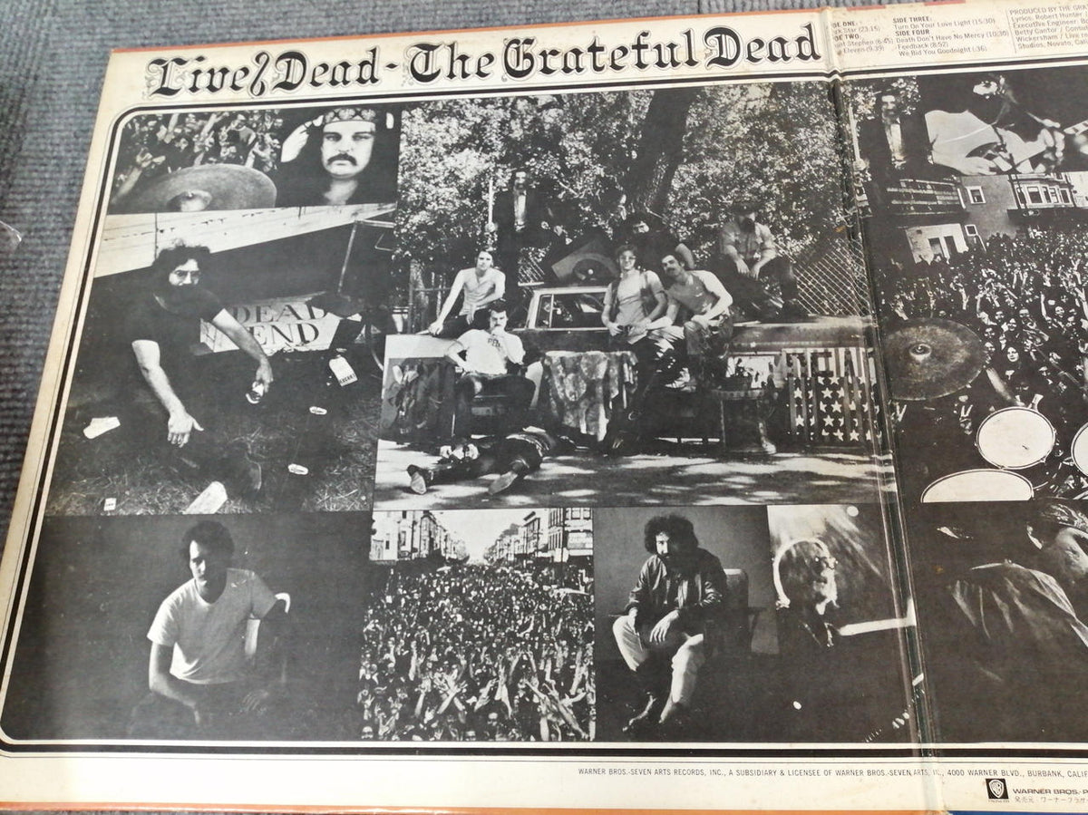 WARNER LP Western Music LIVE DEAD / THE GRATEFUL DEAD