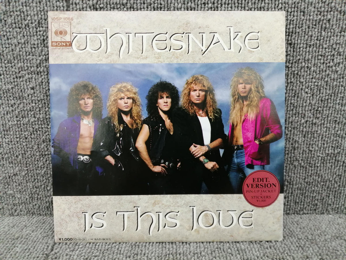 SONY EP Western Music WHITESNAKE/IS THIS LOVE