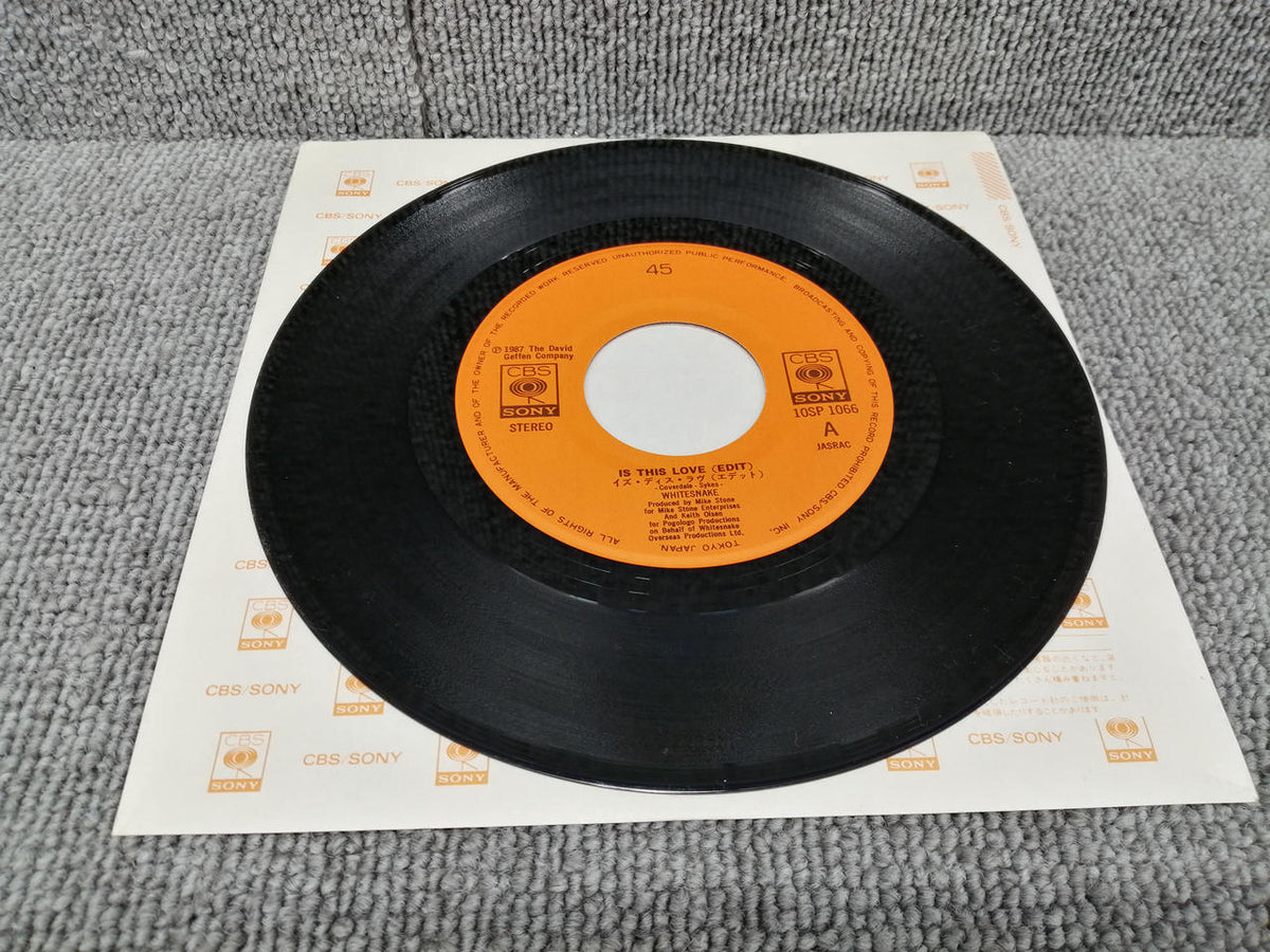 SONY EP Western Music WHITESNAKE/IS THIS LOVE