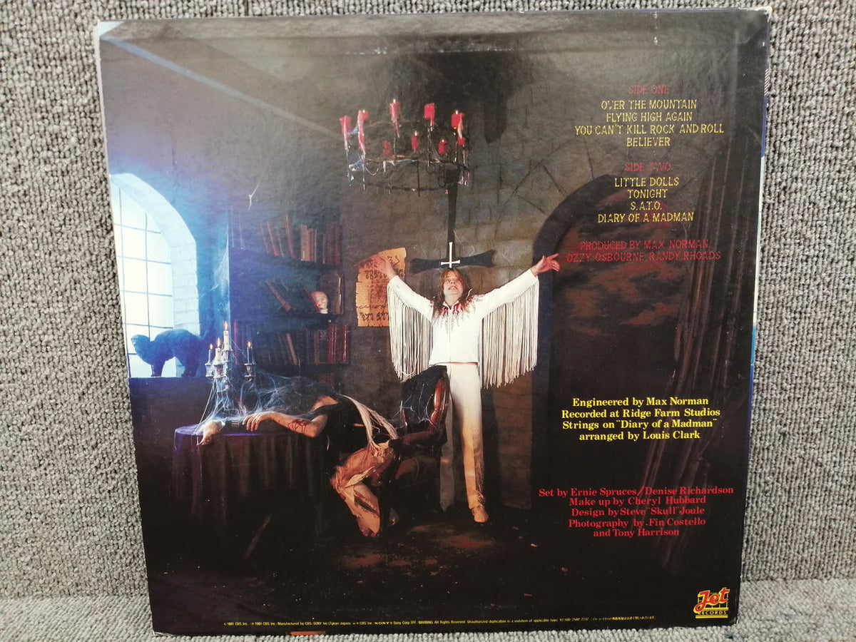 JET RECORDS Vinyl Record OZZY OSBOURNE / DIARY OF A MAD