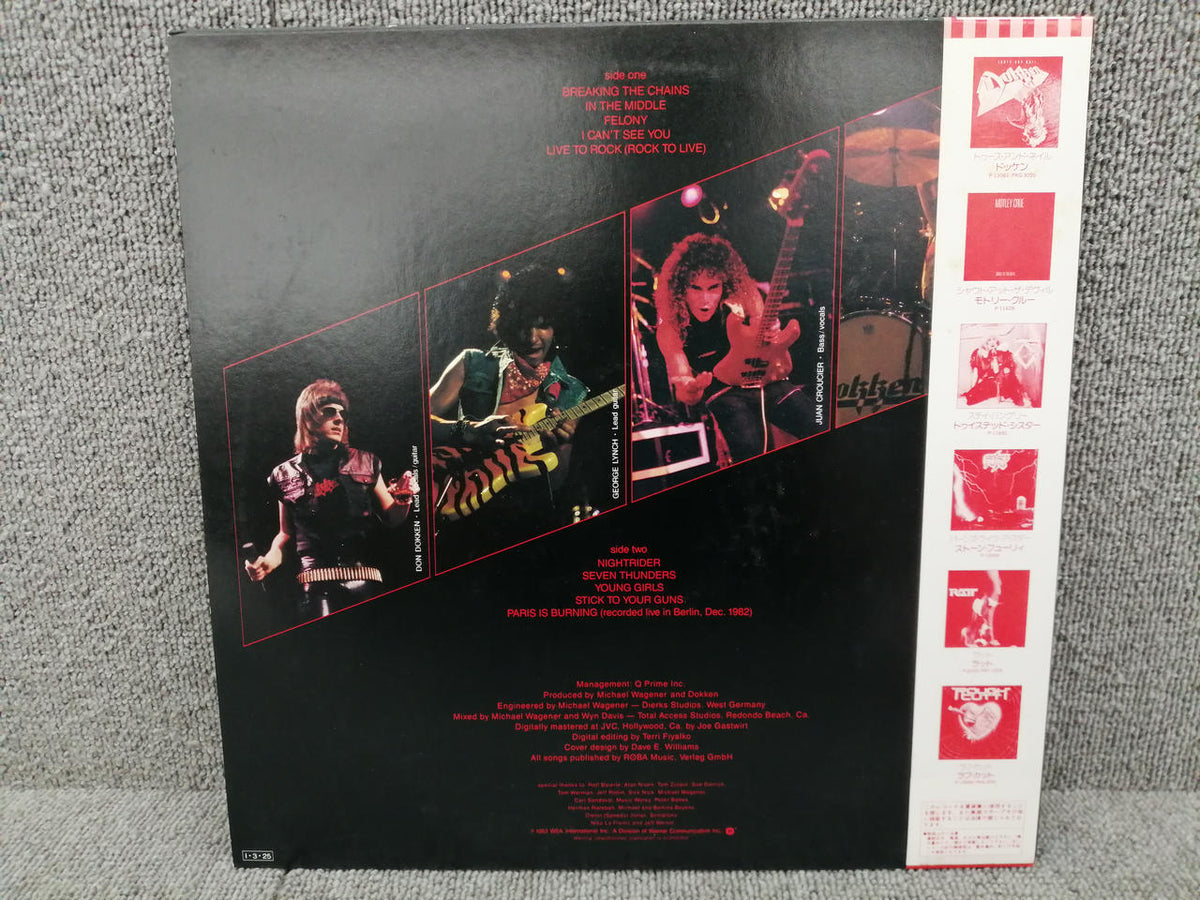ELEKTRA Vinyl Record DOKKEN/BREAKING THE CHAINS