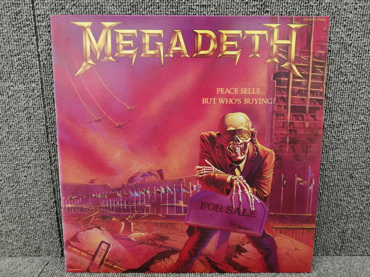CAPITOL RECORDS Analog Record MEGADETH/PEACE SELLS... BUT