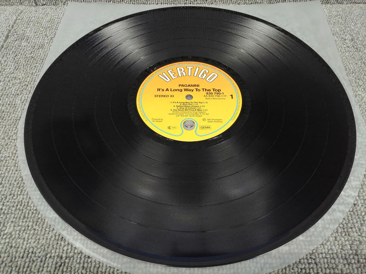 VERTIGO Analog Record PAGANINI/IT'S A LONG WAY TO
